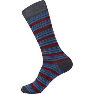 Mens Colorful Designer Fun Striped Dress Socks
